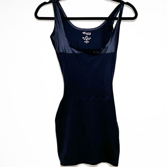 NWOT Spanx Assets Sara Blakely Black Open Bust Shapewear Sz S - Picture 5 of 7